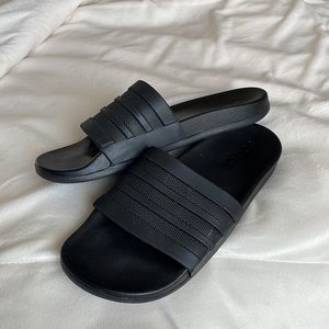 Blackout Adidas Slides